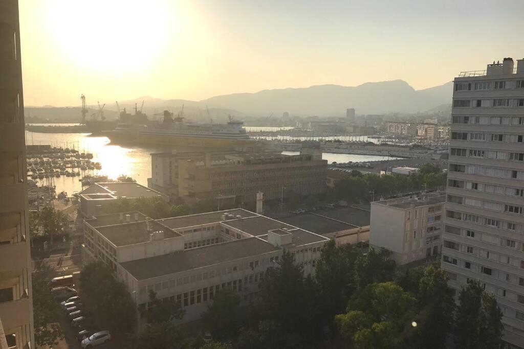 Bel Appartement T3 Mourillon A 5 Min Des Plages - Vue Mer Toulon Bagian luar foto